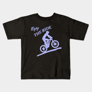 Mountain Biking Enjoy the Ride Kids T-Shirt